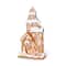 Glitzhome® 17.75" Christmas Lighted Resin Gingerbread House Table Decor